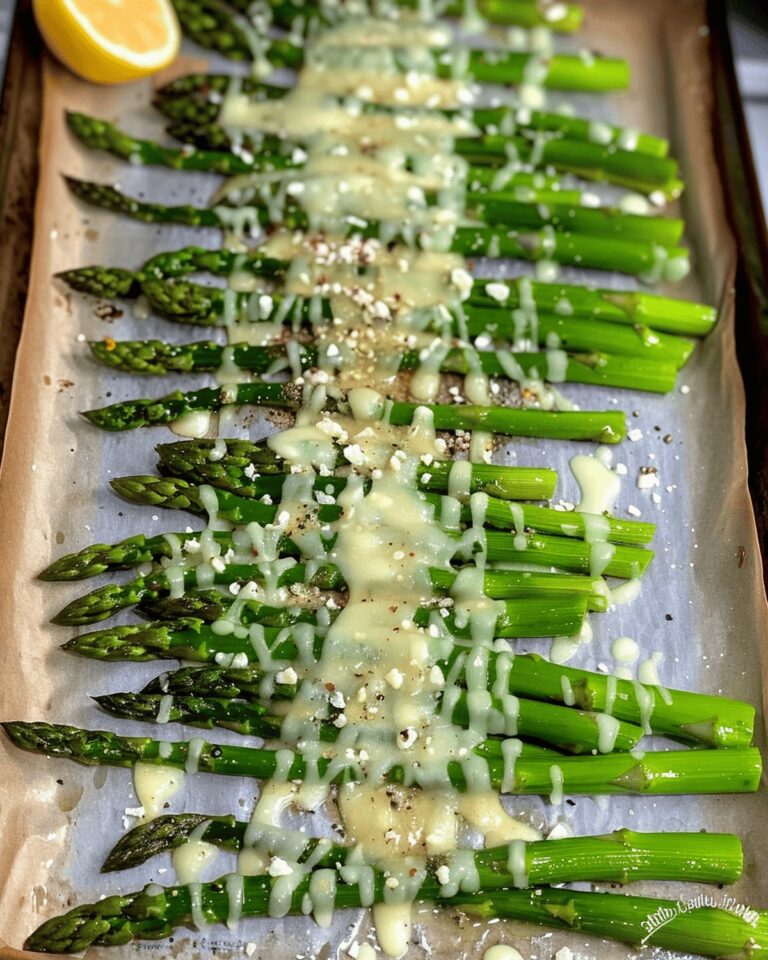 Crispy Garlic Parmesan Asparagus Bake Recipe