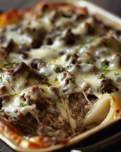 Philly Cheesesteak Casserole Recipe