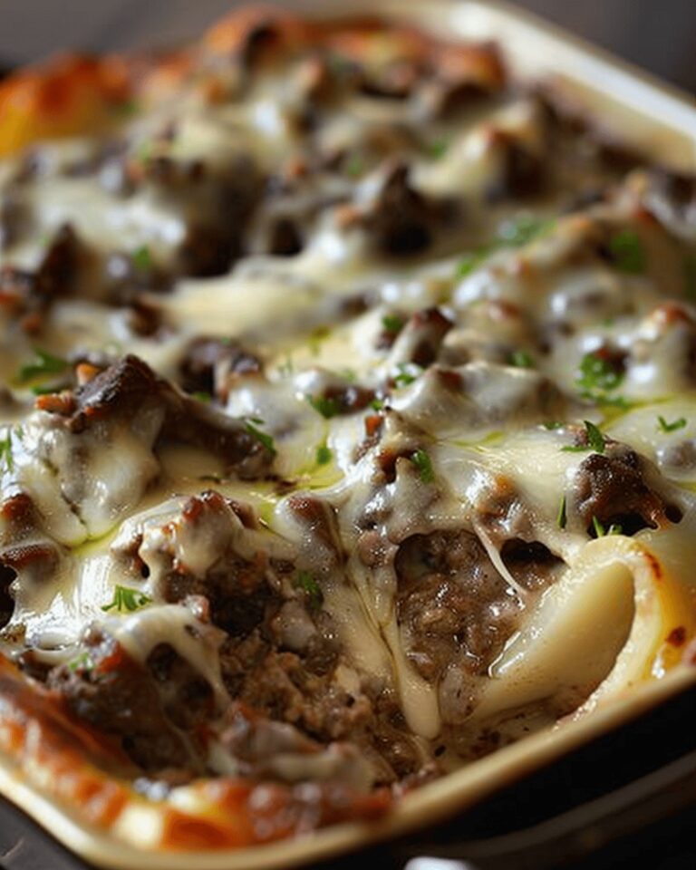Philly Cheesesteak Casserole Recipe