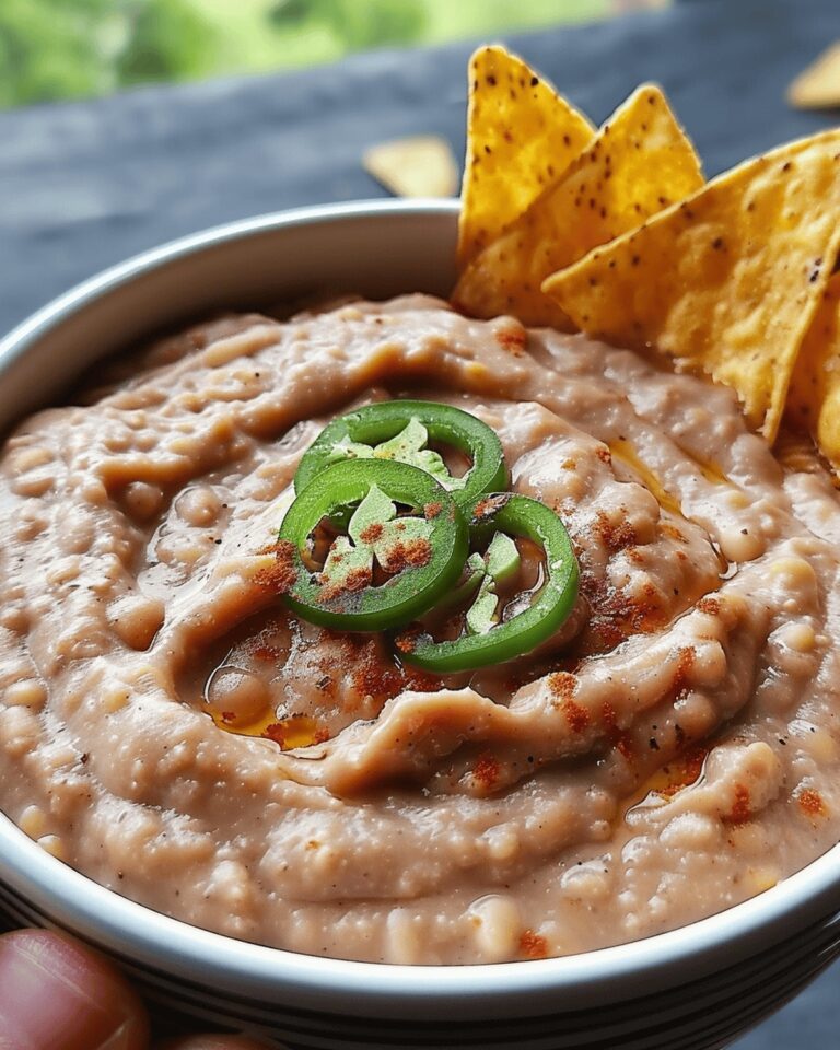Fiery Bean Dip Recipe