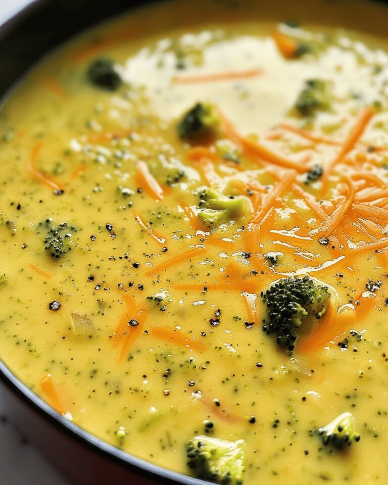 Hearty Broccoli Cheddar Soup Recipe