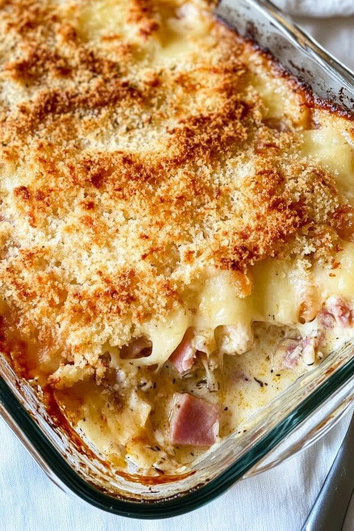 Crispy Chicken Cordon Bleu Casserole Recipe
