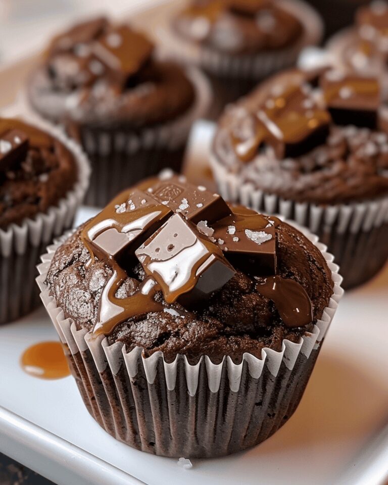 Gooey Caramel Chocolate Chunk Muffins Recipe