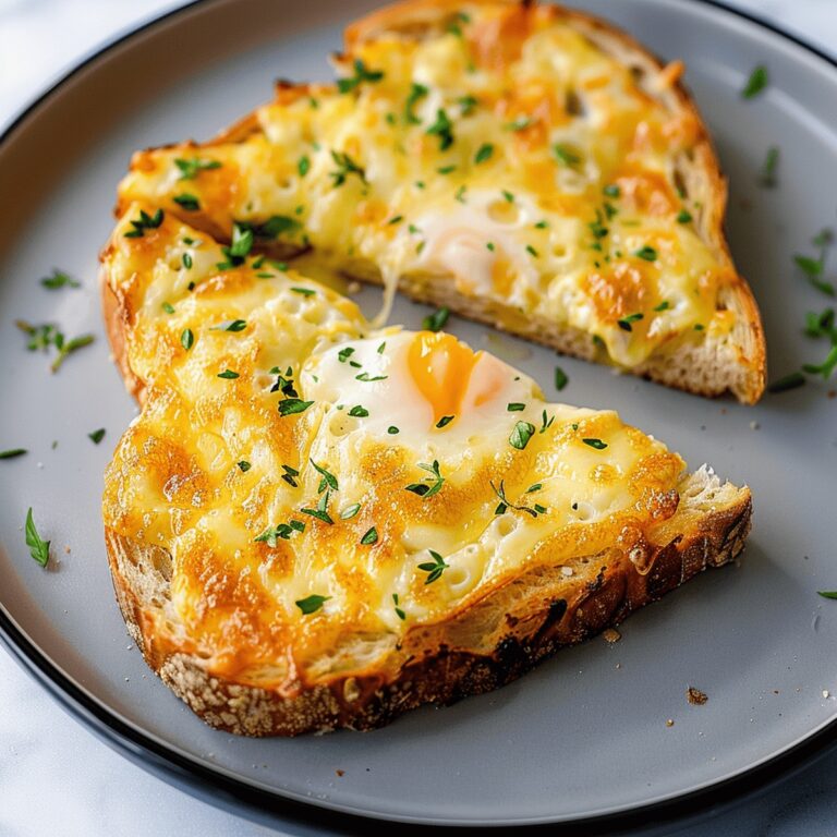 Savory Egg and Cheese Toast Recipe
