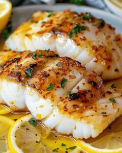 Zesty Lemon Butter Sauted Cod Recipe