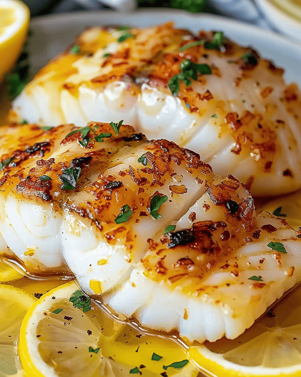 Zesty Lemon Butter Sauted Cod Recipe
