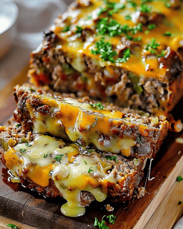 Philly Cheesesteak Meatloaf Recipe