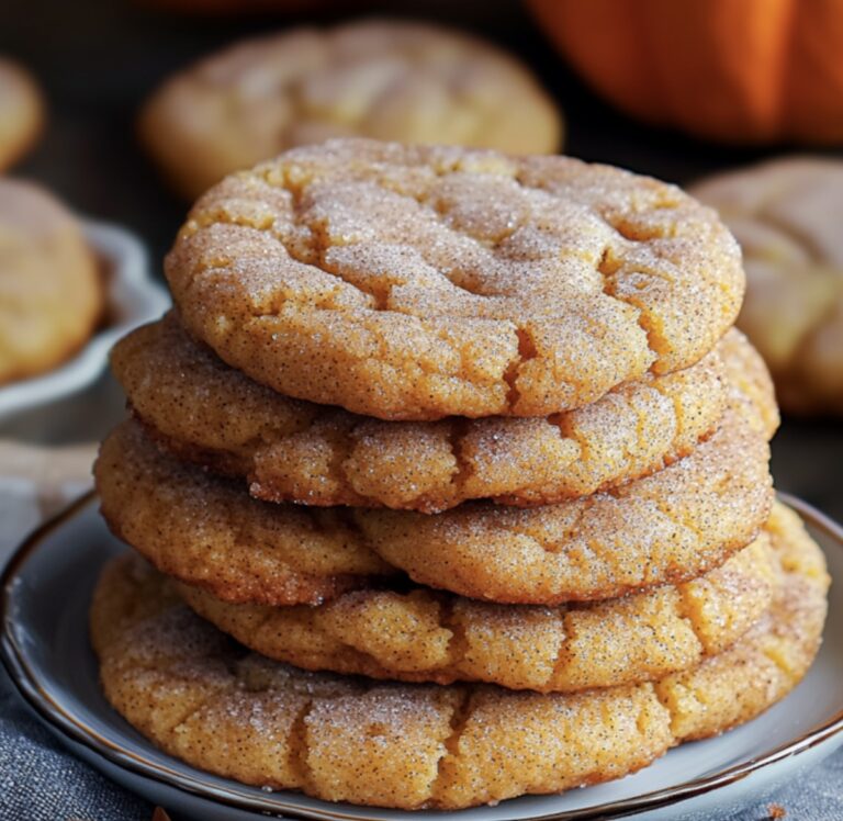 Tender Pumpkin Snickerdoodle Cookies Recipe