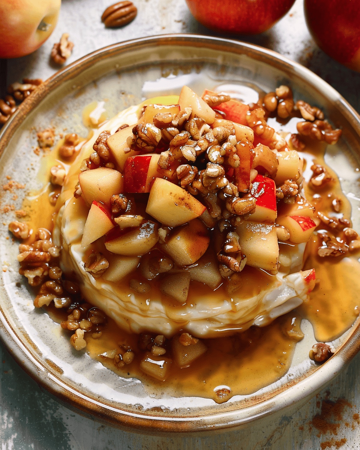 Baked Brie with Apples Recipe