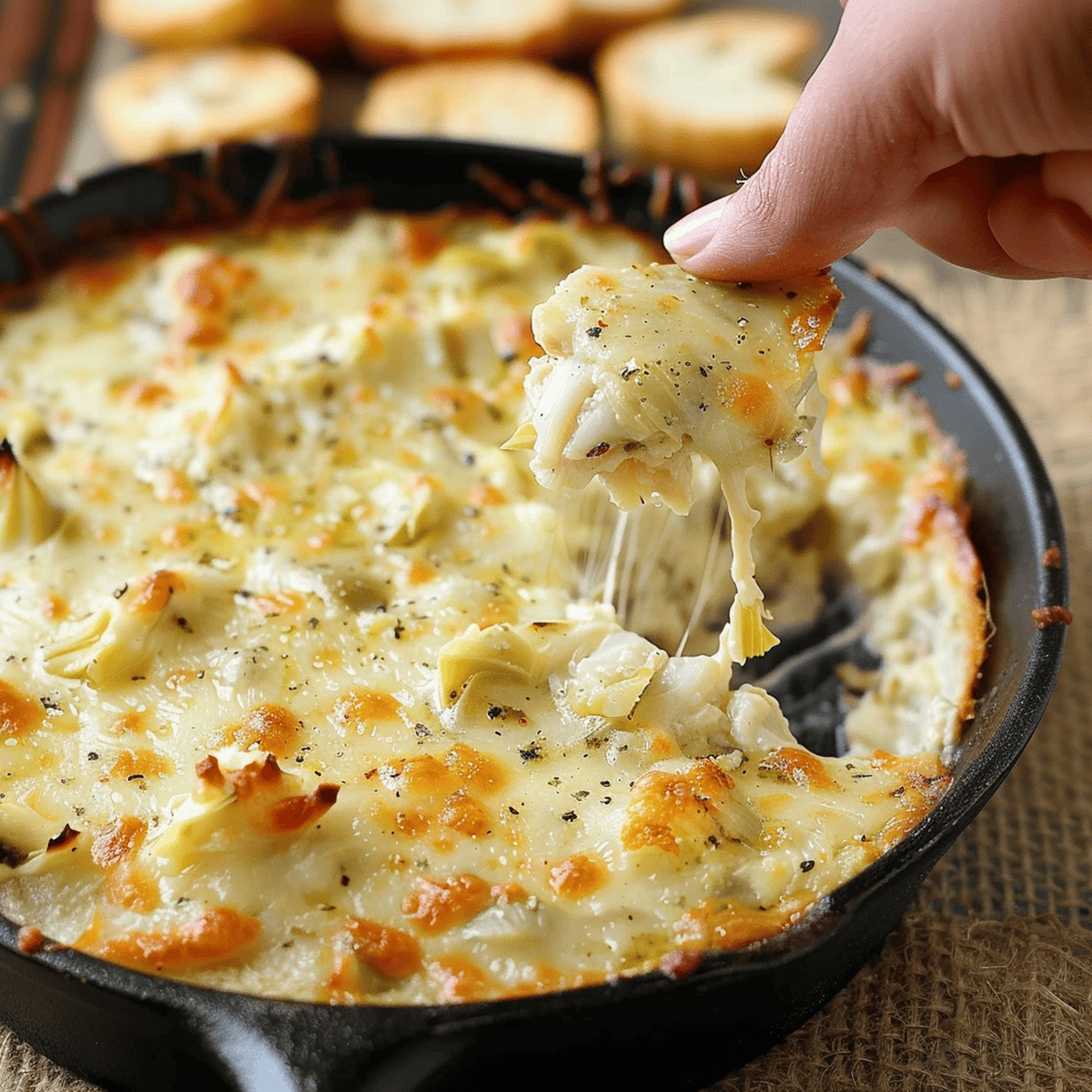 Crab and Artichoke Hot Dip Recipe