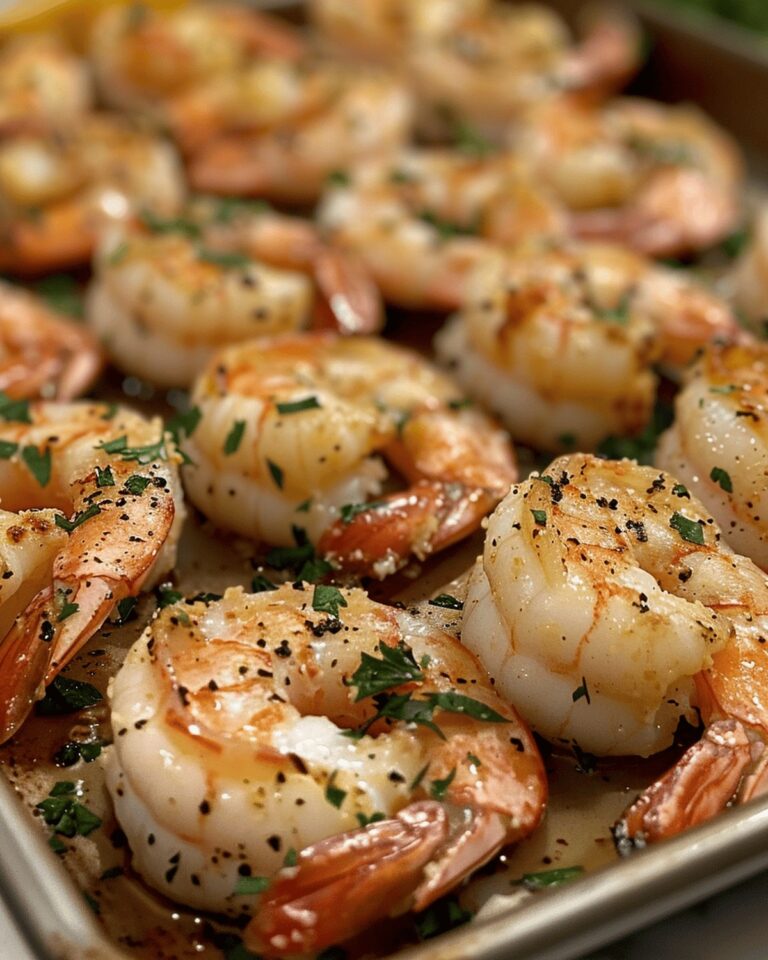 Heavenly Garlic Parmesan Roasted Shrimp Recipe