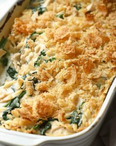 Cheesy Monterey Chicken Orzo Bake Recipe