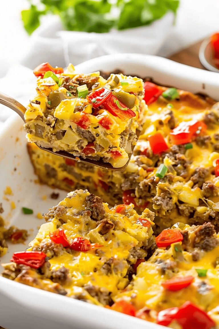Savory Hashbrown Breakfast Casserole Recipe