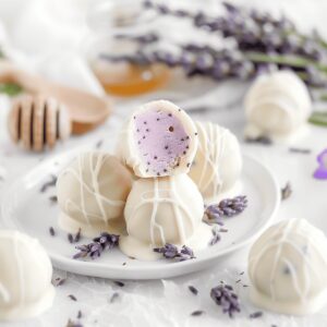 Honey Lavender White Chocolate Truffles Recipe