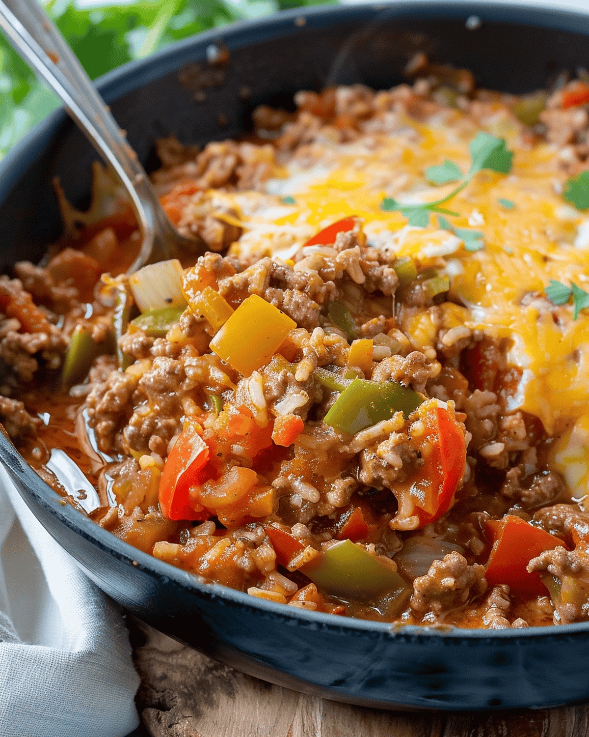 Hearty Stuffed Pepper Skillet Recipe
