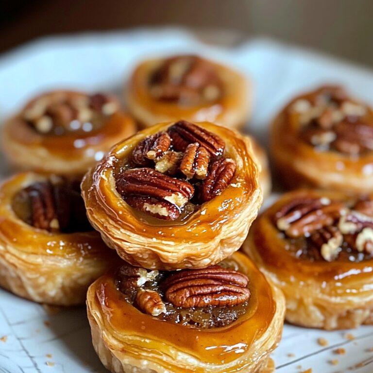 Crispy Puff Pastry Pecan Pie Bites Recipe