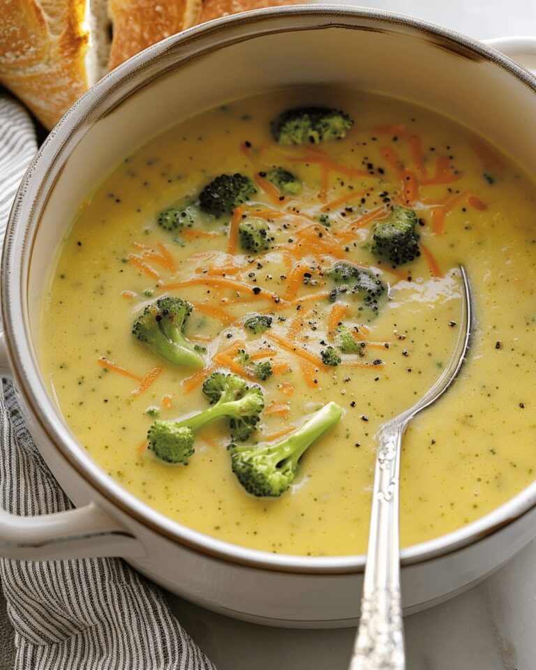 Cheesy Broccoli Cheddar Recipe