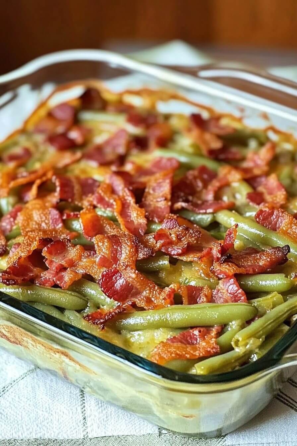 Crispy Smothered Green Beans Recipe
