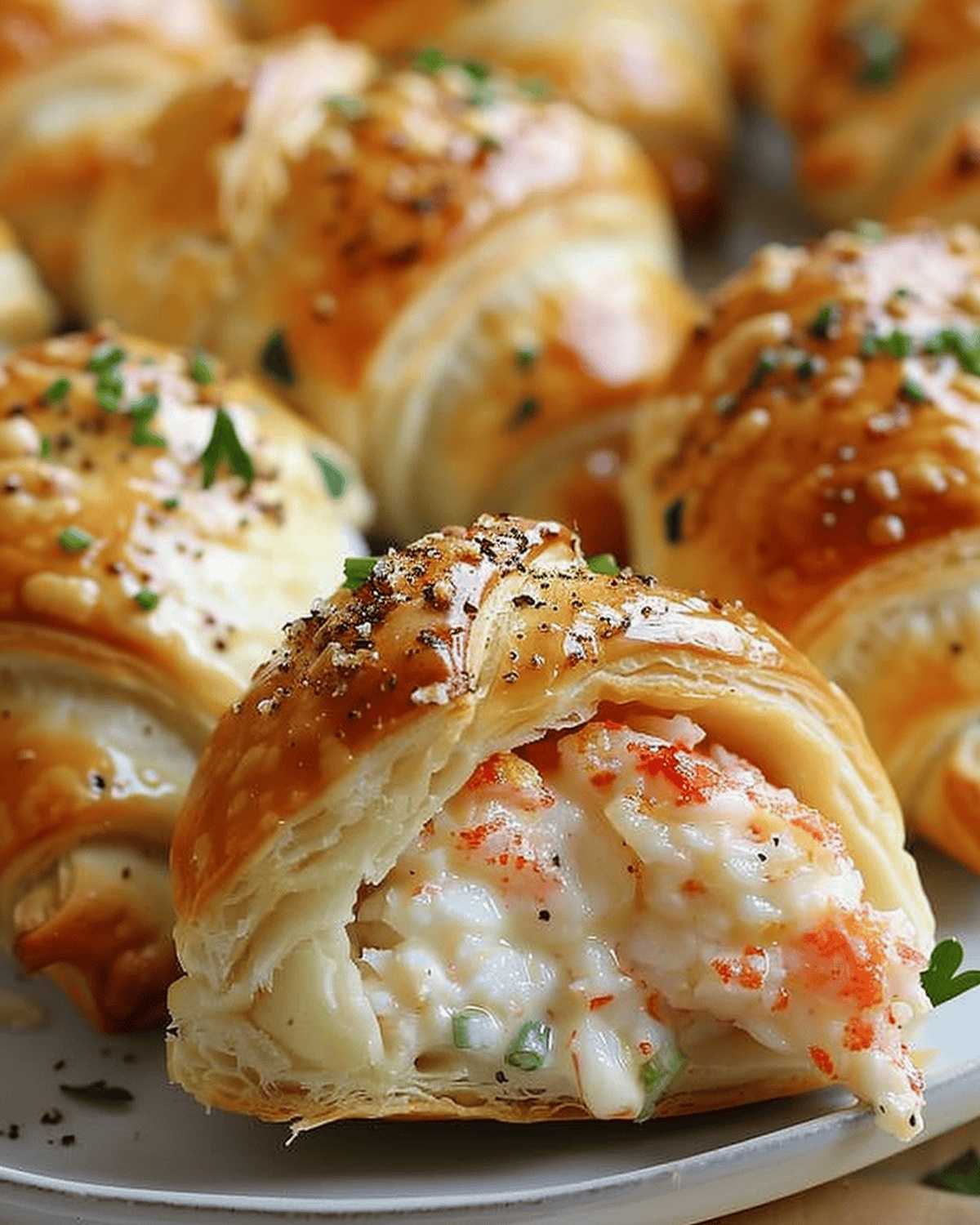 Crispy Crab & Cheese Stuffed Crescent Puffs Recipe
