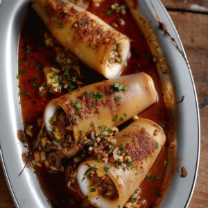 Mediterranean Stuffed Squid Recipe