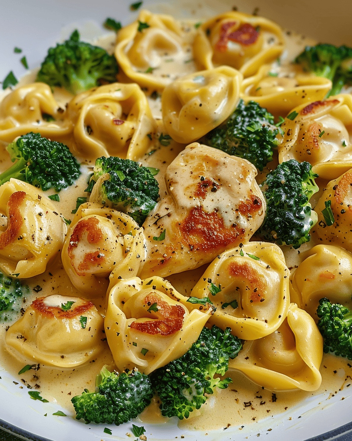 Dreamy Chicken & Broccoli Tortellini Recipe