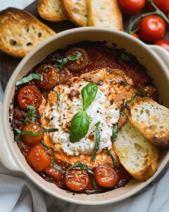 Baked Tomato Goat Cheese Dip Recipe