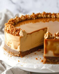Velvety Butterscotch Cheesecake Recipe