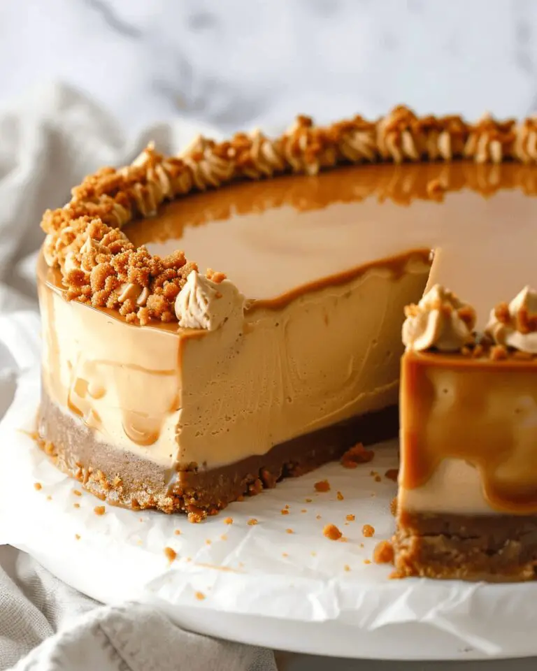 Velvety Butterscotch Cheesecake Recipe