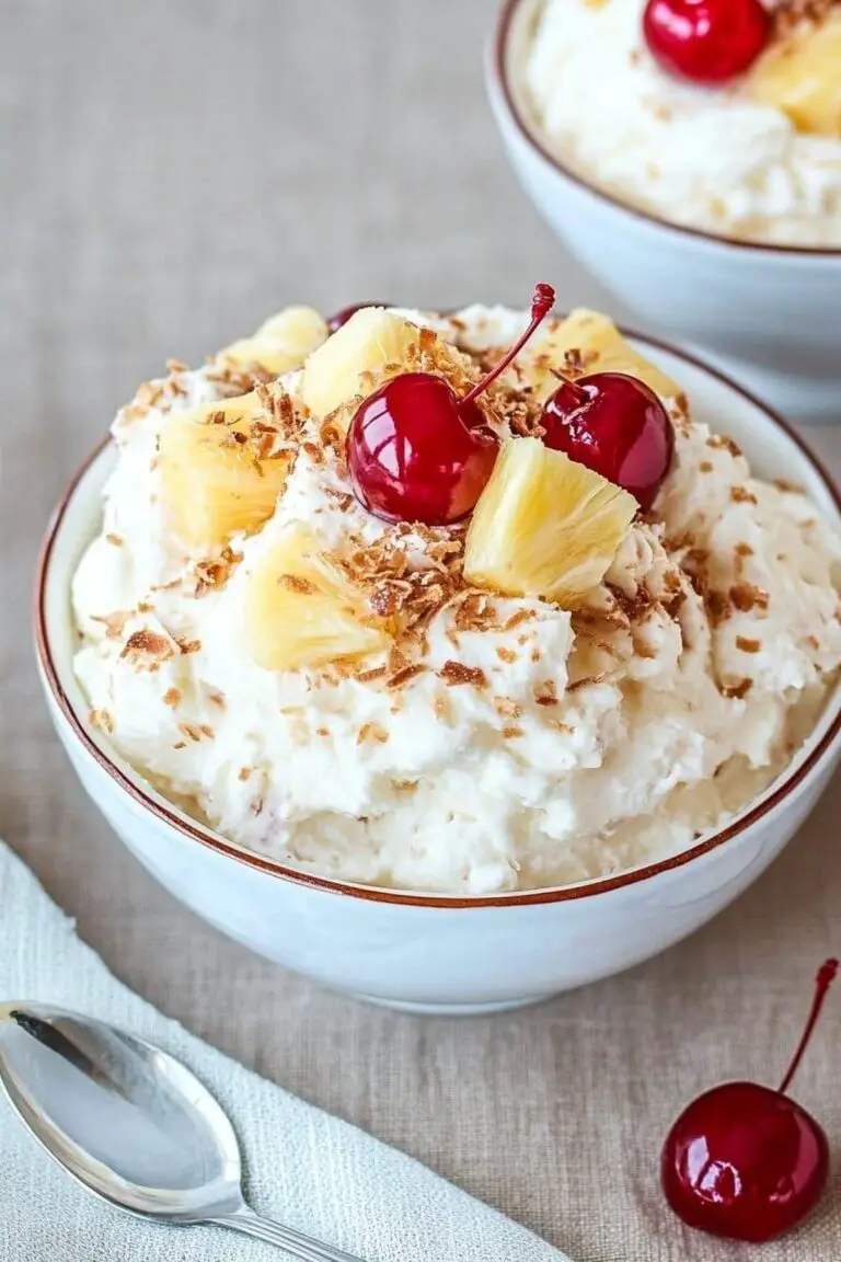 Tropical Pineapple Coconut Fluff Recipe