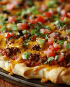Mouthwatering Taco Roll-Up Pizza Recipe