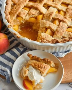 Rustic Peach Cobbler Recipe