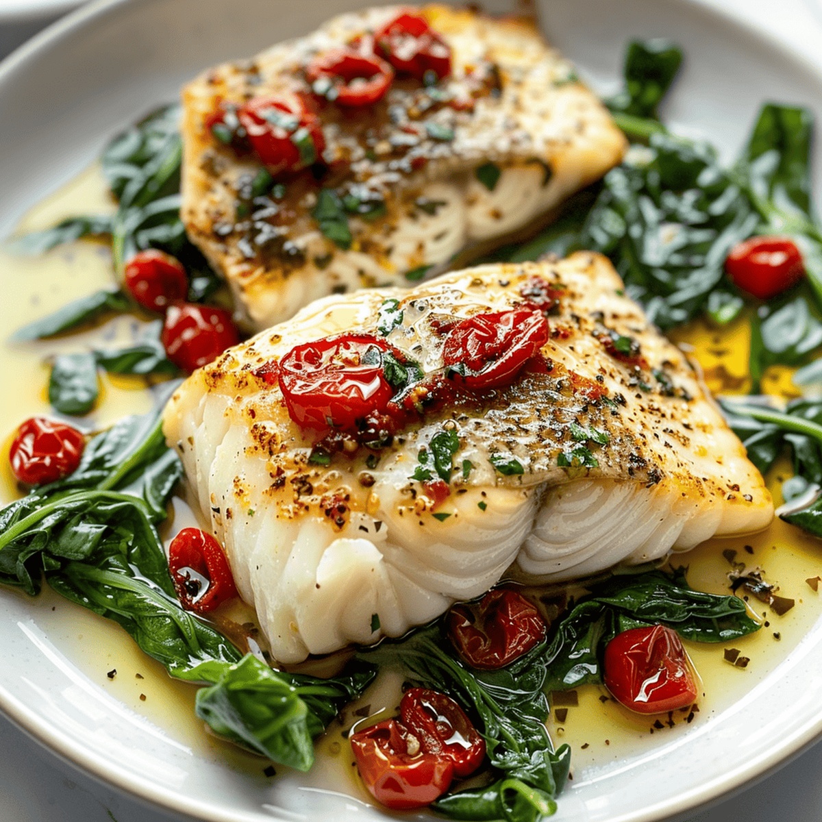 Tuscan-Style Keto Cod Recipe