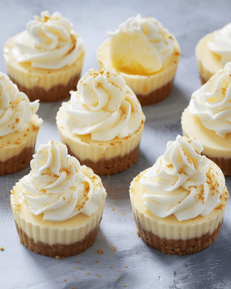 Mini Pineapple and Condensed Coconut Milk Cheesecakes Recipe