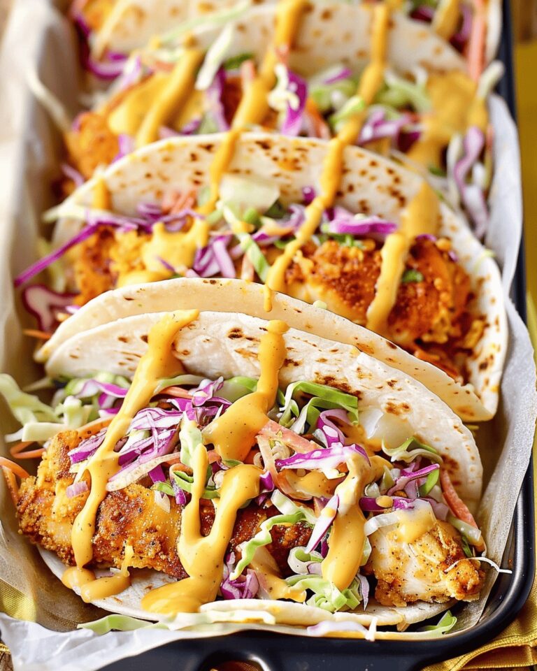 Honey Mustard Chicken Tacos Recipe
