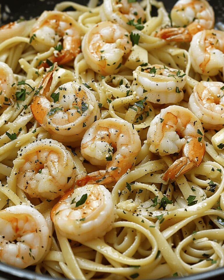 Succulent Garlic Shrimp Linguine Recipe