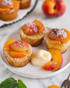 Heavenly Peach Mini Cakes Recipe