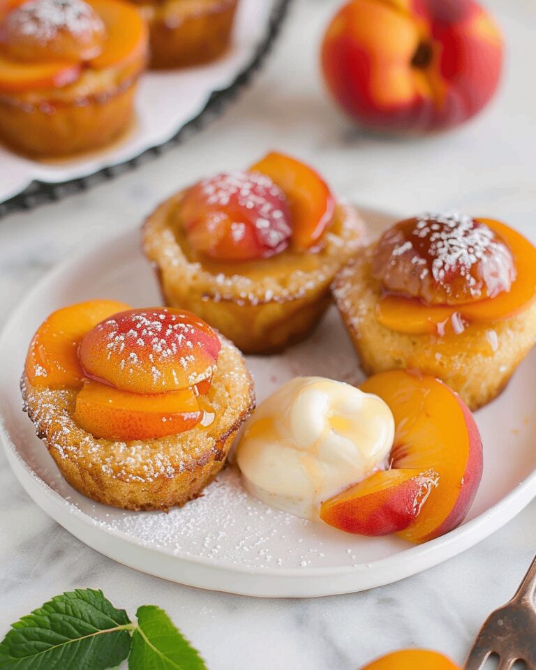 Heavenly Peach Mini Cakes Recipe