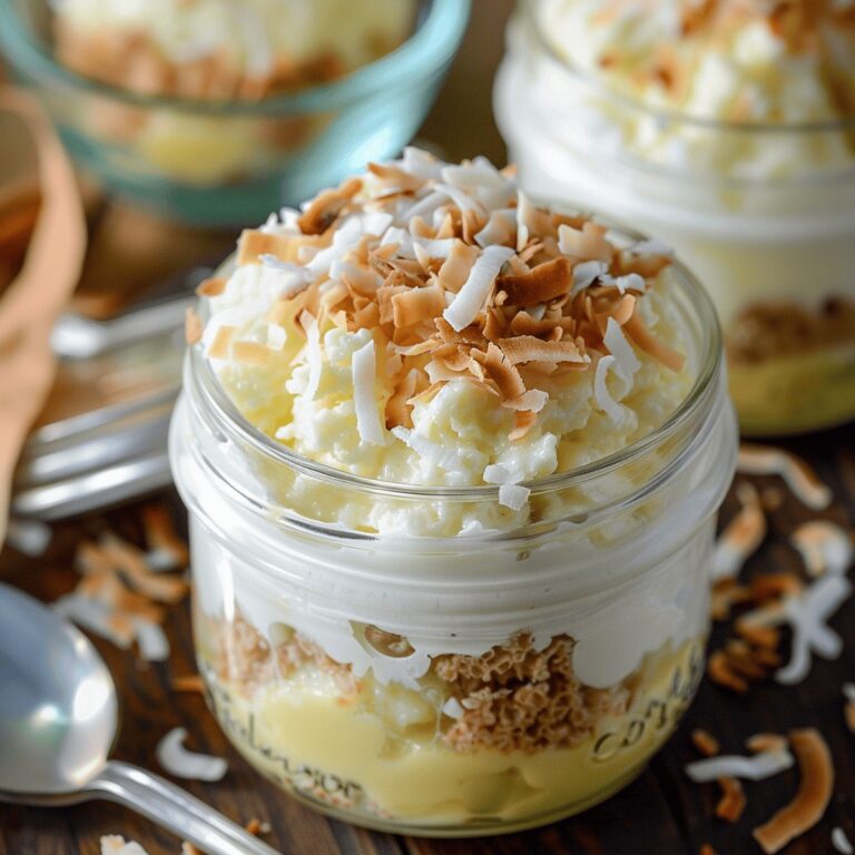 Toasted Coconut Pudding Recipe