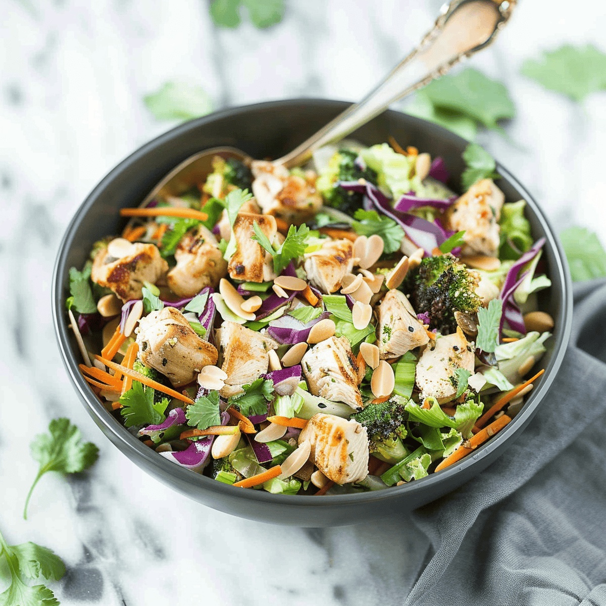 Zesty Asian Chopped Chicken Salad Recipe