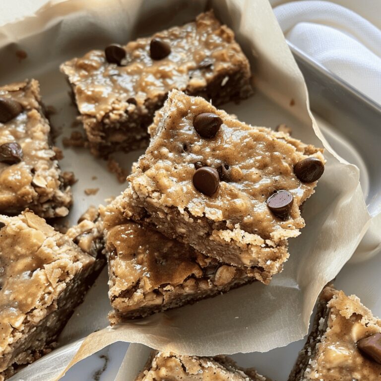 Peanut Butter Banana Bars Recipe