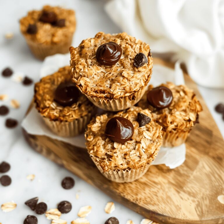 Peanut Butter Banana Baked Oatmeal Cups Recipe