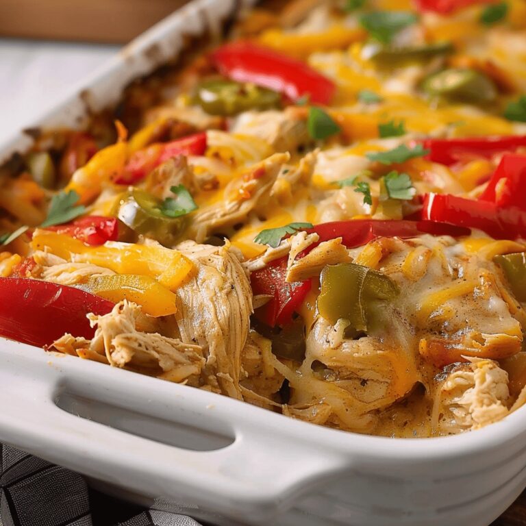 Chicken Fajita Casserole Recipe