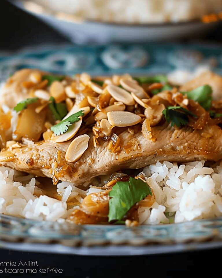 Ginger Almond Chicken Recipe
