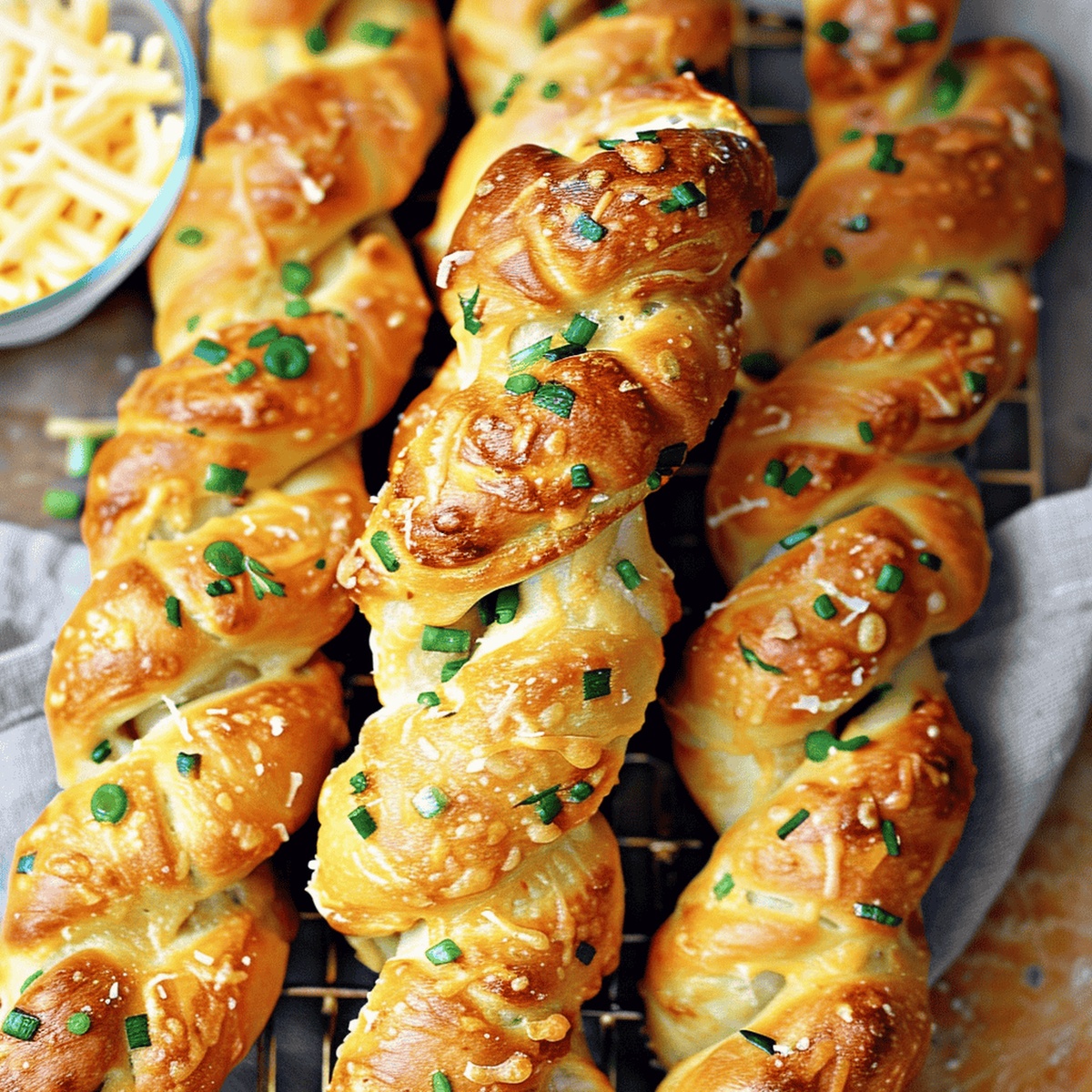 Jalapeno Cheddar Pretzel Twists Recipe