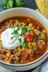 Hearty Taco Soup Recipe