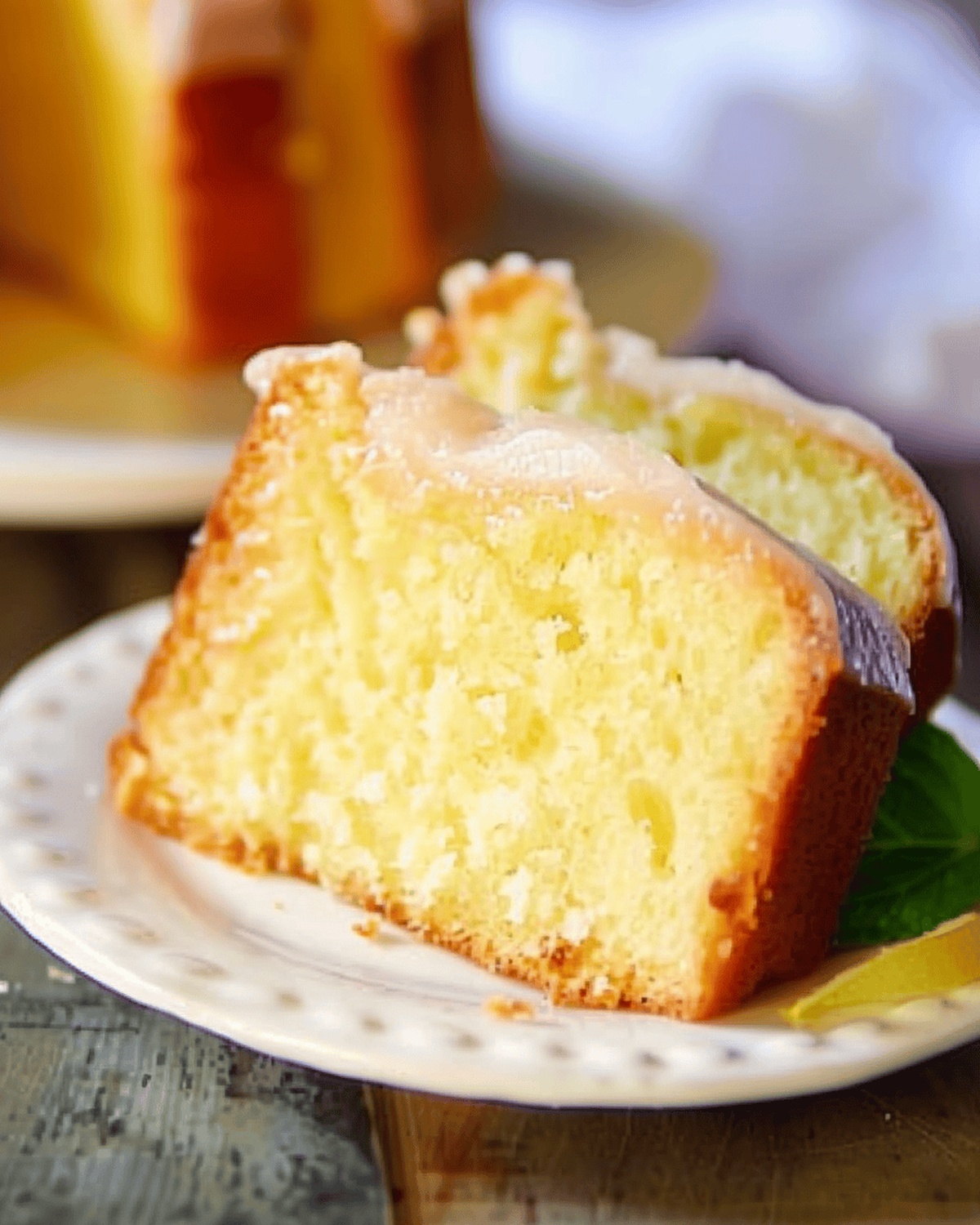 Lemon Sour Cream Pound Cake Recipe