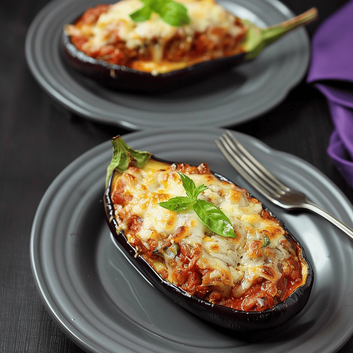 Mediterranean Stuffed Eggplants Recipe