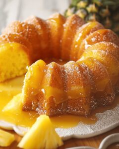 Tropical Pineapple Paradise Bundt Cake Recipe