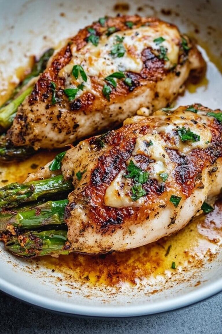 Healthy Asparagus Stuffed Chicken Breast Recipe