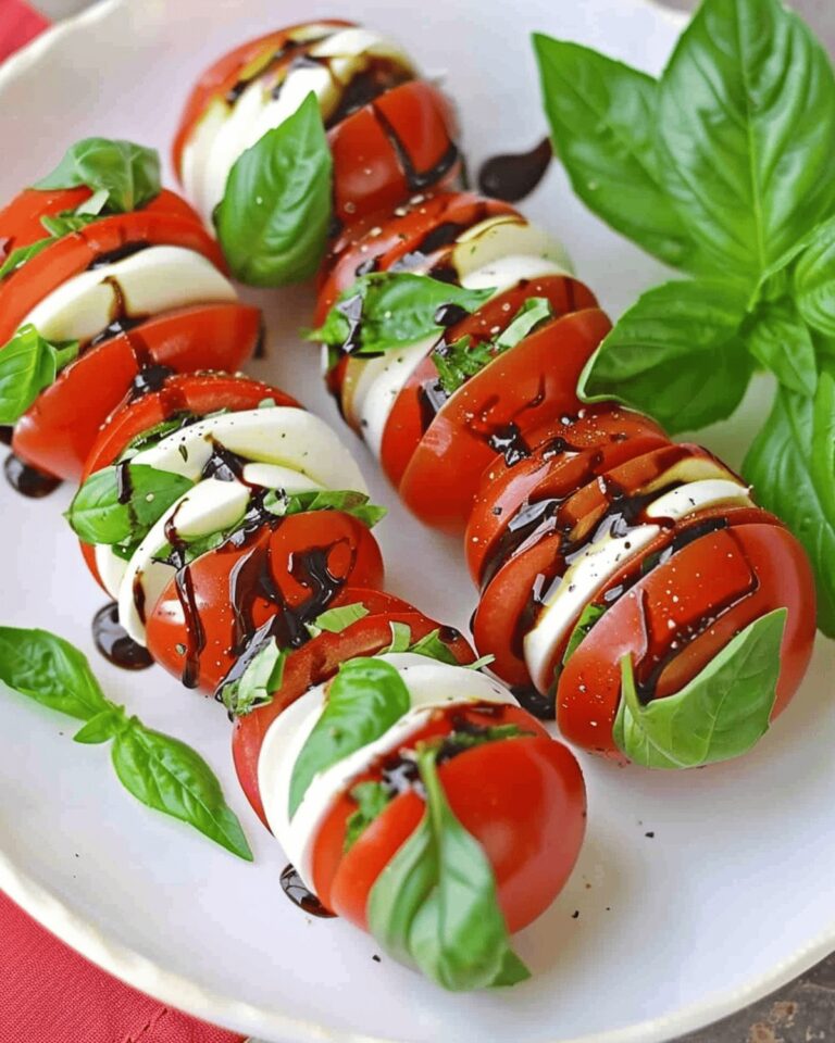Hasselback Caprese Salad Recipe
